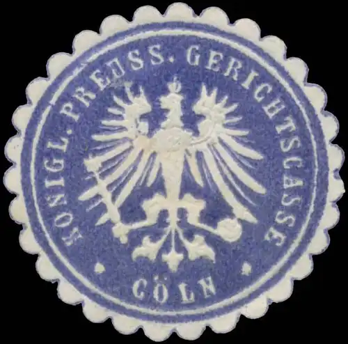 K. Pr. Gerichtskasse KÃ¶ln