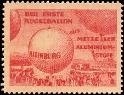 Der erste Kugelballon Altenburg