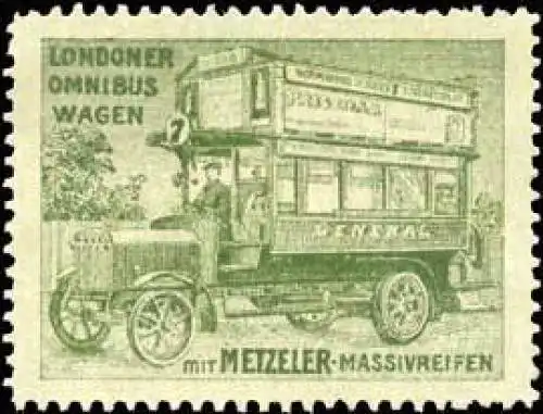 Londoner Omnibus Wagen