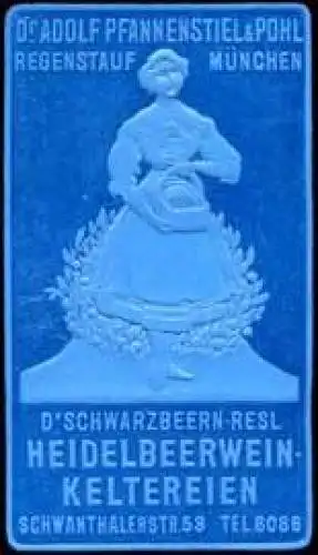 D&#39;Schwarzbeern - Resl Heidelbeerwein - Keltereien