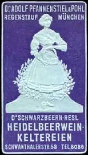 D'Schwarzbeern - Resl Heidelbeerwein - Keltereien