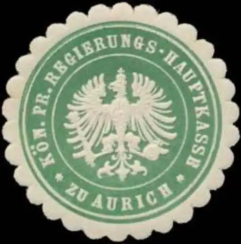 K.Pr. Regierungs-Hauptkasse zu Aurich