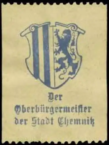 Der OberbÃ¼rgermeister der Stadt Chemnitz