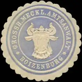 Gr. Meckl. Amtsanwalt Boizenburg