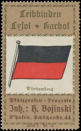 Württemberg Flagge (Stuttgart)