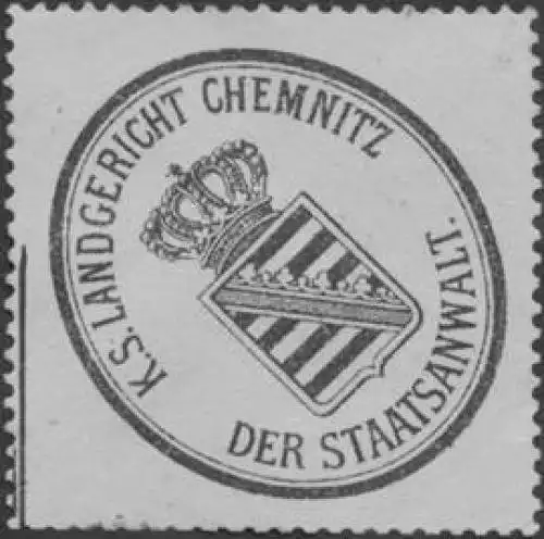 Der Staatsanwalt K.S. Landgericht Chemnitz