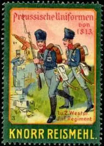 Uniform 1. und 2. Westpreussisches Infanterie Regiment
