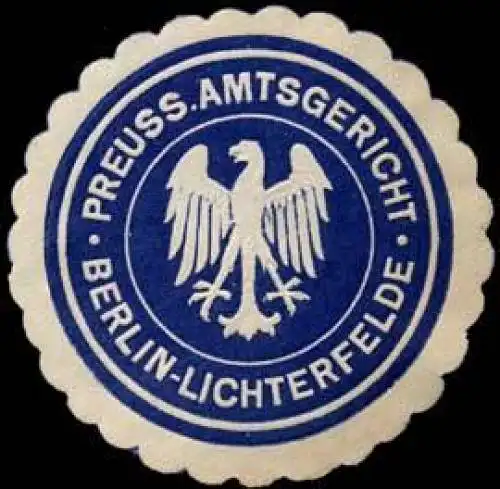 Preussisches Amtsgericht - Berlin - Lichterfelde