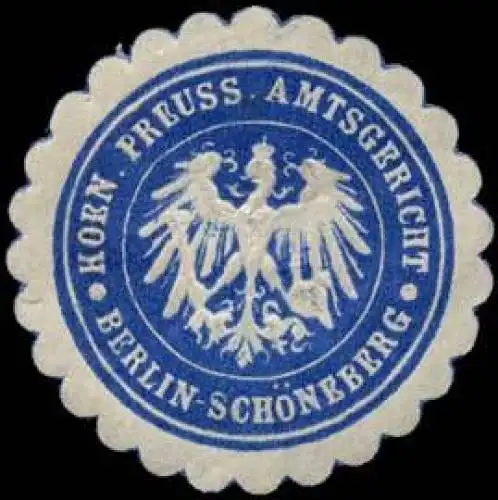 Koeniglich Preussisches Amtsgericht - Berlin - SchÃ¶neberg