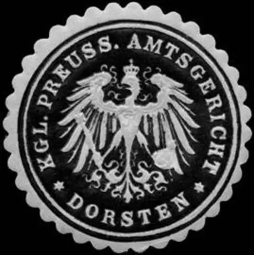 Königlich Preussisches Amtsgericht - Dorsten