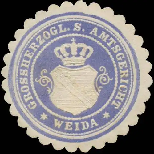 Gr. S. Amtsgericht Weida