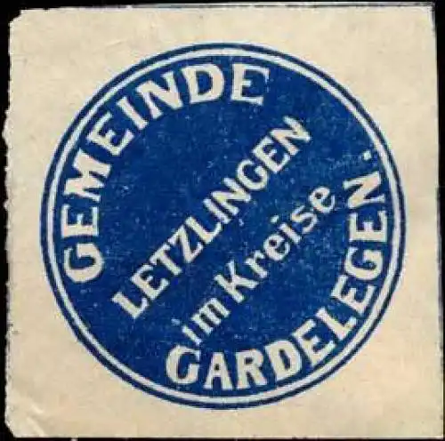 Gemeinde Letzlingen im Kreise Gardelegen