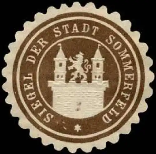 Siegel der Stadt Sommerfeld