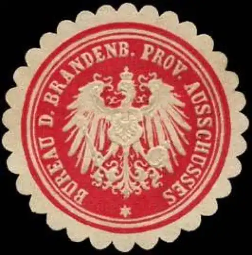 Bureau des Brandenburger Provinz Ausschusses