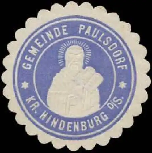 Gemeinde Paulsdorf Kr. Hindenburg/Schlesien