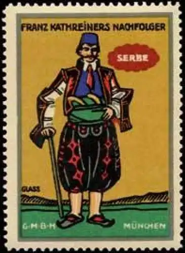 Serbe - Tracht in Serbien