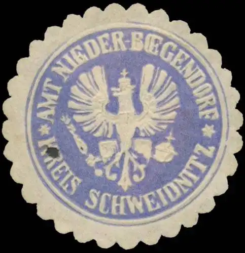 Amt Nieder-BÃ¶gendorf Kreis Schweidnitz/Schlesien