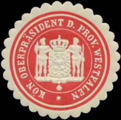 K. OberprÃ¤sident der Provinz Westfalen