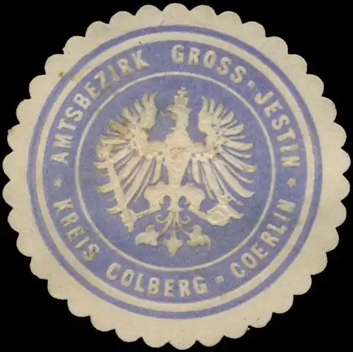 Amtsbezirk GroÃ Jestin Kreis Goldberg-Coerlin