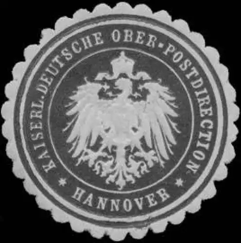 Kaiserl. Deutsche Ober-Postdirection Hannover