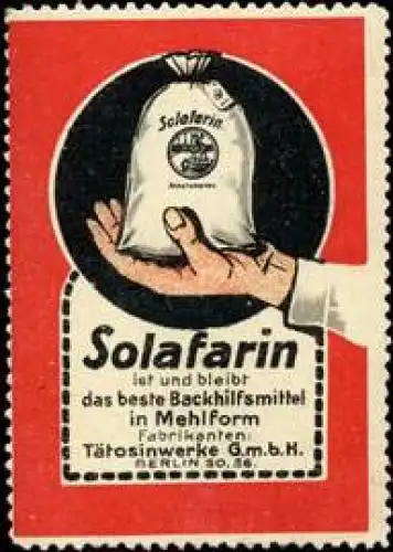 Solafarin zum Backen fÃ¼r den BÃ¤cker