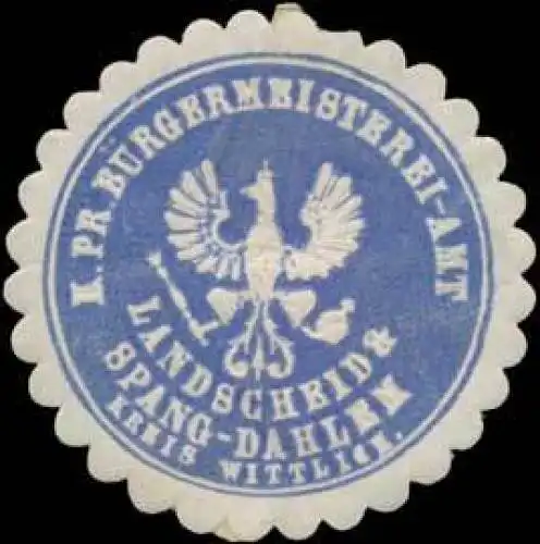 K.Pr. BÃ¼rgermeister-Amt Landscheid & Spang-Dahlem Kreis Wittlich