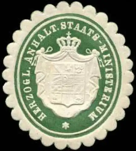 Herzoglich Anhaltisches Staats - Ministerium