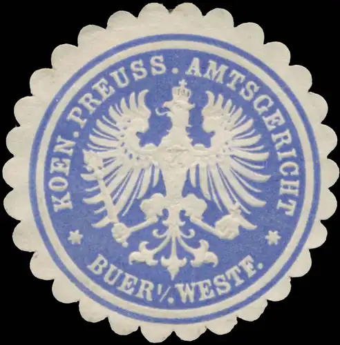 K.Pr. Amtsgericht Buer in Westfalen