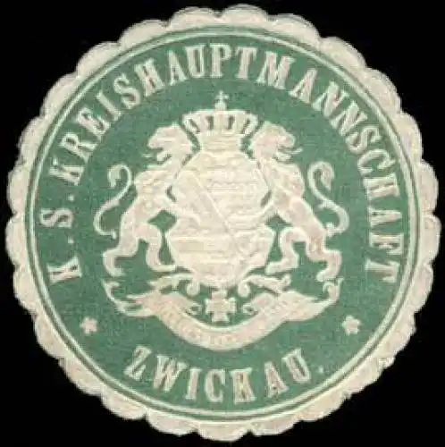 KÃ¶niglich SÃ¤chsische Kreishauptmannschaft - Zwickau