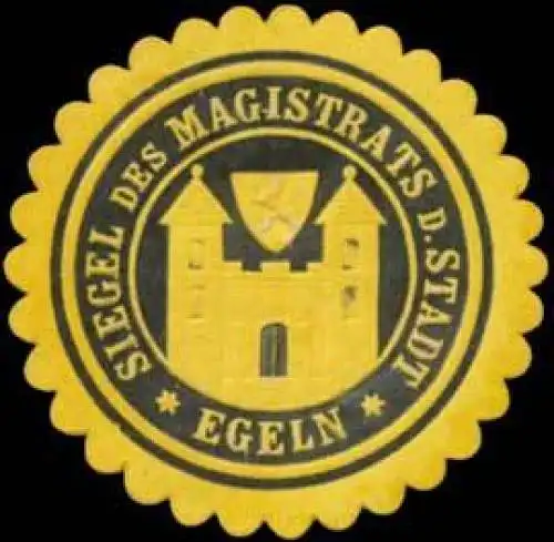 Siegel des Magistrats der Stadt Egeln