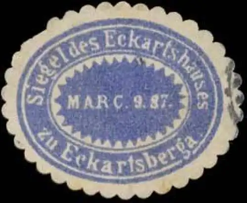 Siegel des Eckartshauses zu Eckartsberga