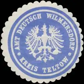 Amt Deutsch Wilmersdorf Kreis Teltow