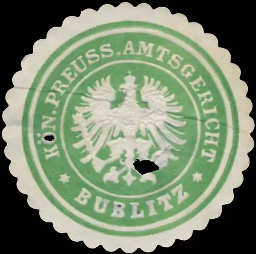 K.Pr. Amtsgericht Bublitz