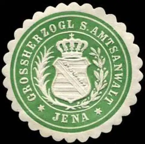 Grossherzoglich Sächsischer Amtsanwalt - Jena
