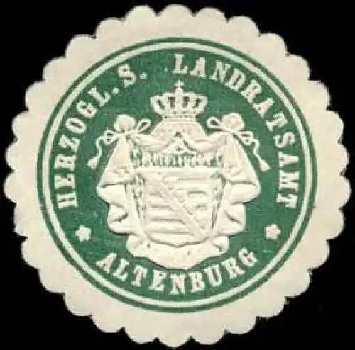 Herzogl. SÃ¤ch. Landratsamt Altenburg