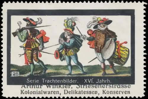 Trachten XVI. Jahrhundert