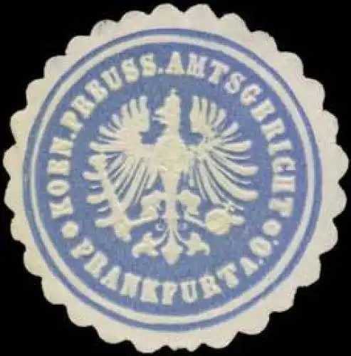 K.Pr. Amtsgericht Frankfurt/Oder