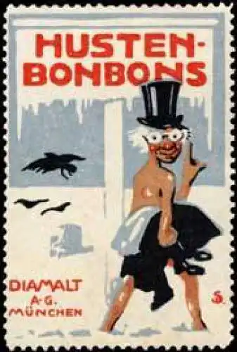 Im Winter Hustenbonbons