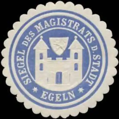 Siegel des Magistrats der Stadt Egeln