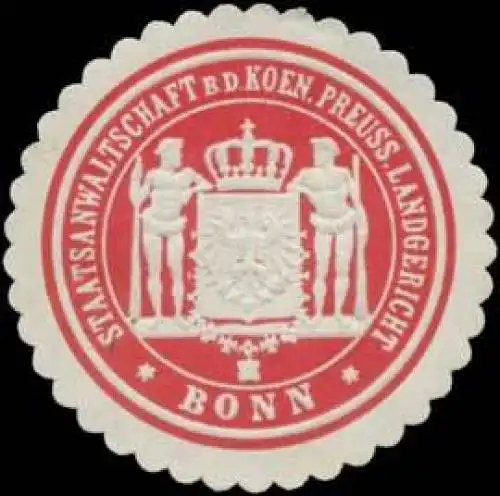 Staatsanwaltschaft b.d. K.Pr. Landgericht Bonn