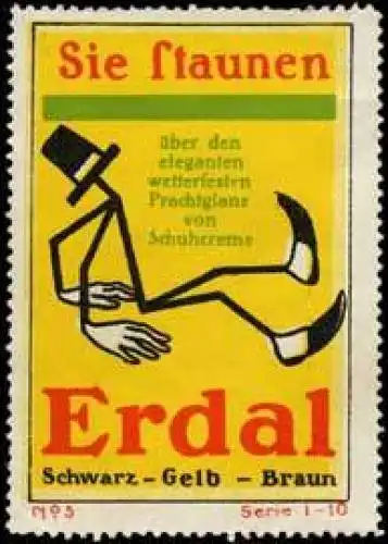 Sie staunen mit Erdal Schuhcreme