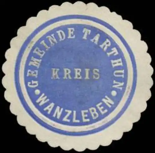 Gemeinde Tarthun Kreis Wanzleben