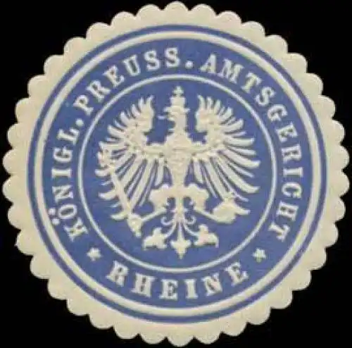 K.Pr. Amtsgericht Rheine