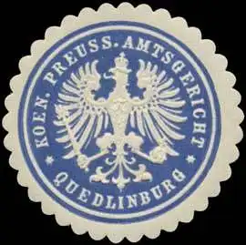 K.Pr. Amtsgericht Quedlinburg
