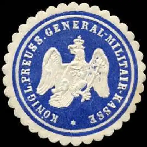 KÃ¶niglich Preussische General - Militair - Kasse