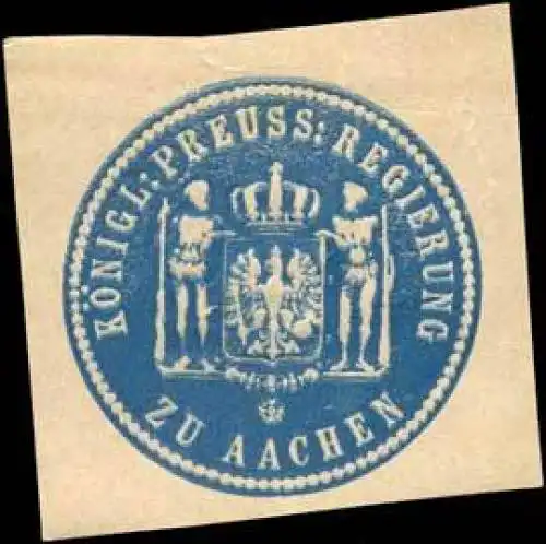 KÃ¶niglich Preussische Regierung zu Aachen