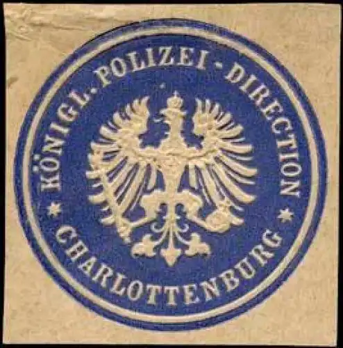 KÃ¶nigliche Polizei - Direction - Charlottenburg