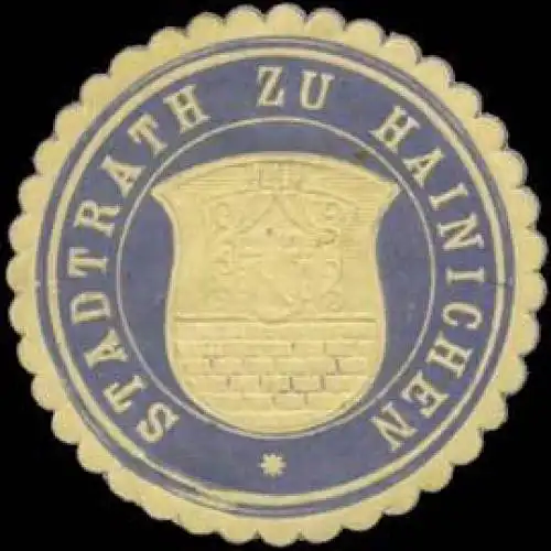 Stadtrath zu Hainichen