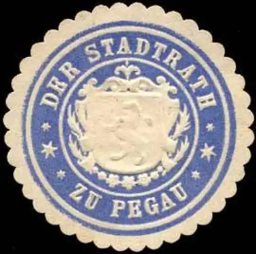 Der Stadtrath zu Pegau