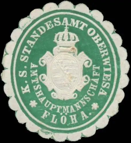 K.S. Standesamt Oberwiesa Amtsh. FlÃ¶ha